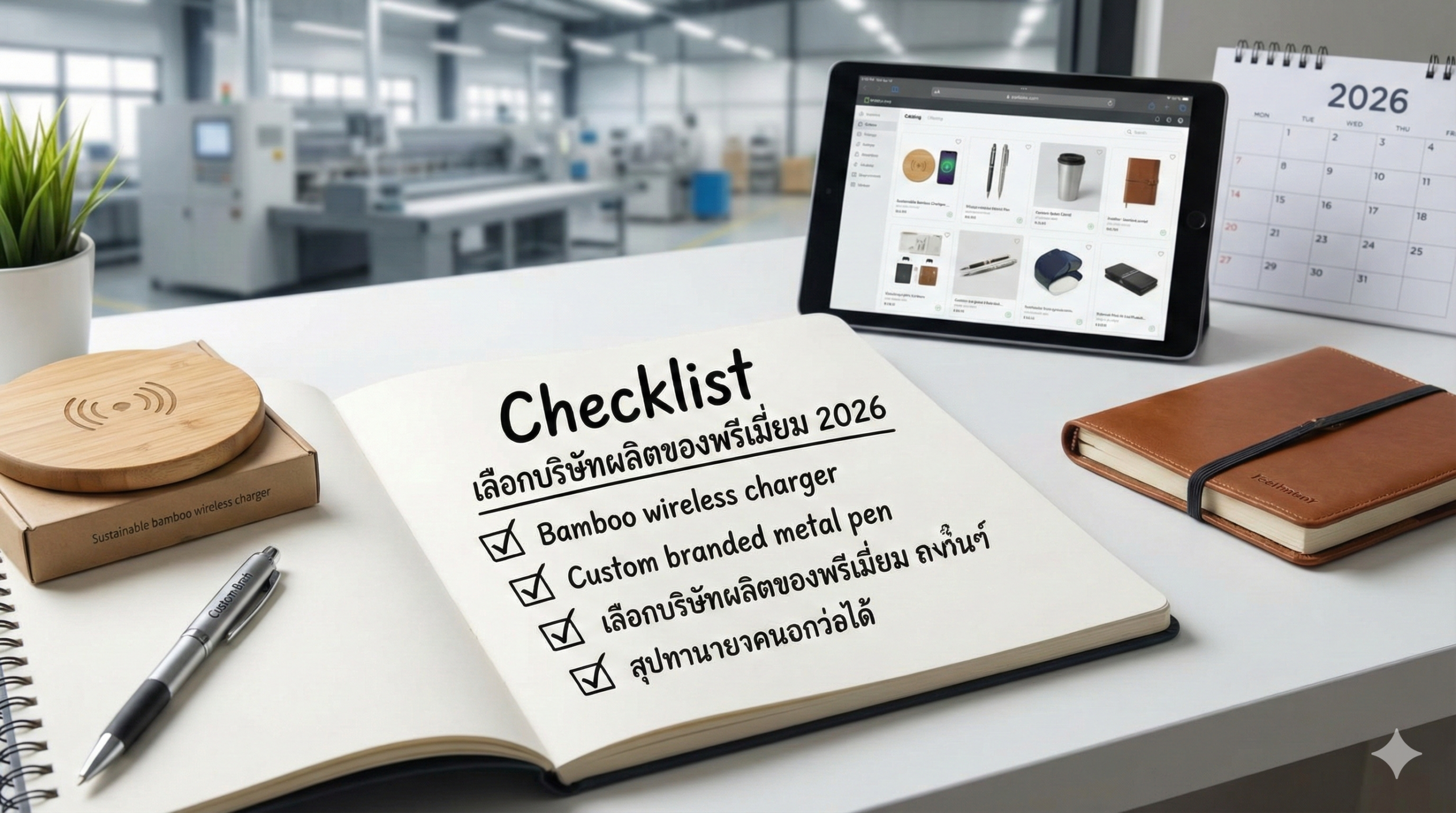 Checklist เลือกบริษัทผลิตของพรีเมี่ยม 2026