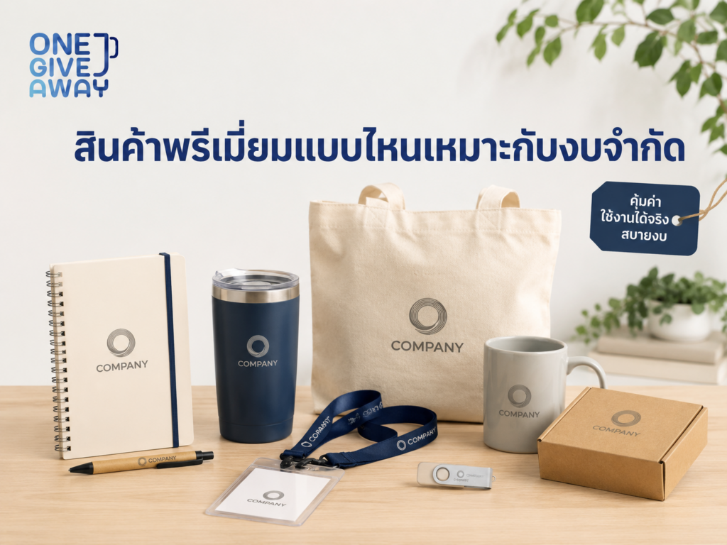 สินค้าพรีเมี่ยมแบบไหนเหมาะกับงบจำกัด